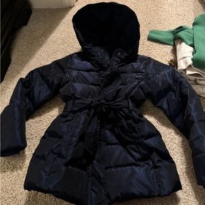 Adorable Iridescent GAP Navy hooded jacket size medium plus